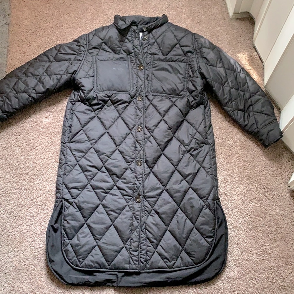 Black H&M jacket in the size medium, used for 1 month, like new.